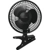 Denali Aire 6 In. 2-Speed Black Convertible 2-in-1 Clip-On Desk Fan 1DAFD6E
