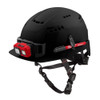 BOLT Black Front Brim Vented Safety Helmet - Type 2, Class C  48-73-1330