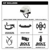 BOLT Black Front Brim Vented Safety Helmet - Type 2, Class C  48-73-1330