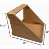 Harvest Lane Honey 12 In. x 12 In. x 12 In. Single Chicken Nesting Box WWNEST-101 768611