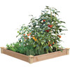 Greenes Fence 4 Ft. x 4 Ft. x 5.5 In. Cedar Raised Garden Bed RC4S4B
