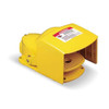 Square D FootSwitch,Yellow,Steel,SPDT,Momentary 9002AW132