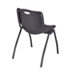 Cain Square Table & Chair Set, Wood, Metal, Plastic Top, Cherry  TB3636CH47BK