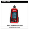 Milwaukee Tool Receptacle Tester,110 V AC,GFCI-Std. 2224-20