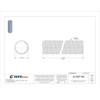 Fully Threaded Rod, 1-2"-20, 2 ft, Steel, Grade A, Zinc Plated Finish  U20365.050.2400