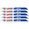 Lenox 9 In. 14 TPI Bi-Metal Reciprocating Saw Blade (5-Pack) 21519814R
