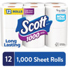Scott 1-Ply White Bath Tissue (12 Rolls) 10060 643034