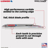 Lenox 12 In. 6 TPI Carbide Demolition Reciprocating Saw Blade 1832146 385899