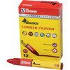 CH Hanson Red Lumber Crayon (12-Pack) 10365 320008