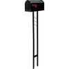Architectural Mailboxes Black Glossy Mailbox-to-Go All-in-One Mailbox & Post Kit