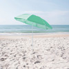 Carribean Joe 6 Ft. Beach Umbrella with UPF 50+ Protection CJTUV72-TEAL 844926
