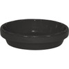 Ceramo 8 In. Black Powder-Coated Saucer PCSABX-8-BL