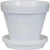 Ceramo 8.5 In. White Powder-Coated Standard Pot PCSBX-8-W 741627