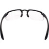 Crossfire ES4 Premium Shiny Pearl Gray Frame Safety Glasses with Clear Lens 2164 330022