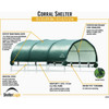 ShelterLogic 12 x 12 Ft. Green Corral Shelter 51523 107186