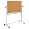 Flash Furniture Cork-Marker Board, 45.25W x 54.75H YU-YCI-001-CK-GG