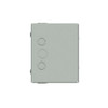 Captive Screws Electrical Enclosures, 6 in H, 6 in D, 6 in W, 1, Steel  SC060606