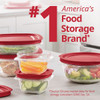 Rubbermaid EasyStore Red Food Storage Containers, 0.77 Cup (2-Pack) 2210130 631339