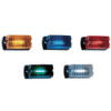 Warning Light, Green, Strobe Tube, 120V AC, 80 FPM, Not Applicable Dia., Surface  LP1-120G