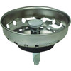 Oatey 3-1/2 In. Stainless Steel Basket Strainer Stopper OAT22022