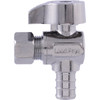 SharkBite 3-8 In. Comp x 1-2 In. PEX Quarter-Turn Crimp PEX Angle Stop Valve 10727H 477421