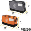 Klein 2-Pocket 7 In. & 14 In. Stand-Up Zipper Tool Bag (2-Pack) 55579 351244