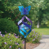 EchoValley Windweaver Butterfly Solar Stake 4762 Pack of 2 882319