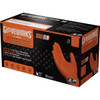 Ammex Gloveworks Orange Medium 8 Mil. Disposable Gloves (100-Count) GWON44100 644142