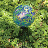 Echo Valley 10 In. Iridescent Peacock Burst Gazing Globe 8256 Pack of 2 824142