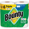 Bounty Paper Towels Select-A-Size White, 2 Triple Rolls, 123 Sheets Per Roll