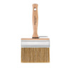 4-3-4" Flat Sash Firm, Polyester Bristle, Paint Brush, Threaded Hardwood Handle  F5119-4 3/4