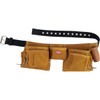 Bucket Boss 11-Pocket Suede Leather Apron 55149