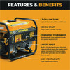 Firman 1500-1200W Gas Recoil Start Portable Generator with CO Alert P01204 723310