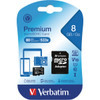 Verbatim Class 10 8GB MicroSDHC Card with Adapter VTM44081 544041