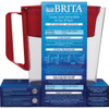 Brita 6-Cup Red Water Filter Pitcher 50769 602401