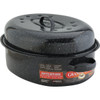 GraniteWare 18 In. Black Covered Oval Roaster Pan 319792 615123