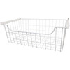Easy Track 8 In. White Wire Basket 1308
