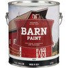 Do it Best Latex Flat Exterior Barn Paint, Red, 1 Gal. W60R00831-16