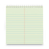 Universal® BOOK,STENO,GREGG,80SH,GN UNV86920 USS-UNV86920