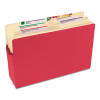 Smead Colored File Pockets, 3.5" Expansion, Legal Size, Red 74231 USS-SMD74231