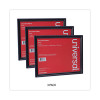 Universal® All Purpose Document Frame, 8.5 x 11 Insert, Black, 3-Pack UNV76848 USS-UNV76848