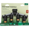 Orbit Pro Flo Metal 4-Outlet Hose Shutoff Manifold 58970 705255