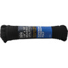 Do it Best 1/8 In. x 50 Ft. Black Braided Polypropylene Paracord 767094