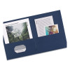 Avery® Two-Pocket Folder, 40-Sheet Capacity, 11 X 8.5, Dark Blue, 25-box 47985 USS-AVE47985