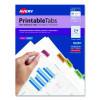 Avery® TAB,PRTBL1-1/4",AST,96/PK 16281