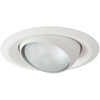 Halo 6 In. White Self-Flanged Eyeball Recessed Light Trim 6130WH Pack of 6