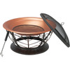 Outdoor Expressions 30 In. Coppertone Round Steel Fire Pit FT-114(2) 816601