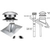 SELKIRK Sure-Temp 6 In. Stainless Steel Round Top Chimney Kit 206600