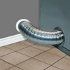 Dundas Jafine 4 In. x 8 Ft. Aluminum Semi-Rigid Dryer Duct MFX48ULXZW Pack of 16 278906