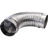 Dundas Jafine 4 In. x 8 Ft. Aluminum Semi-Rigid Dryer Duct MFX48ULXZW Pack of 16 278906